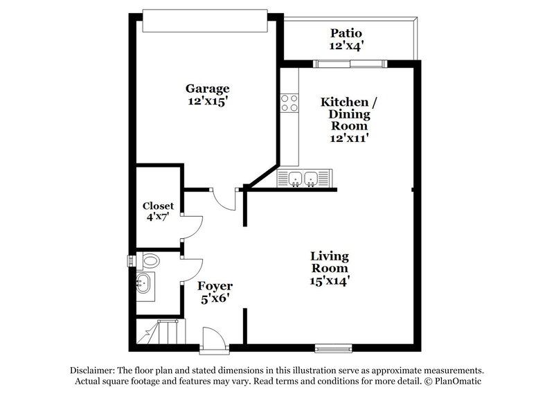 2,220/Mo, 41362 N Miles Ct Phoenix, AZ 85086 Floorplan View