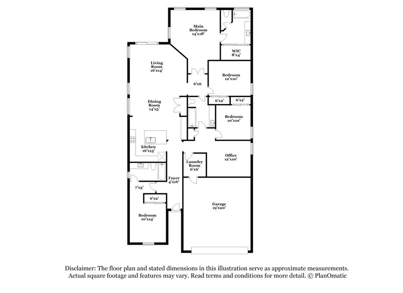 2,345/Mo, 383 W Welsh Black Cir San Tan Valley, AZ 85143 Floor Plan View