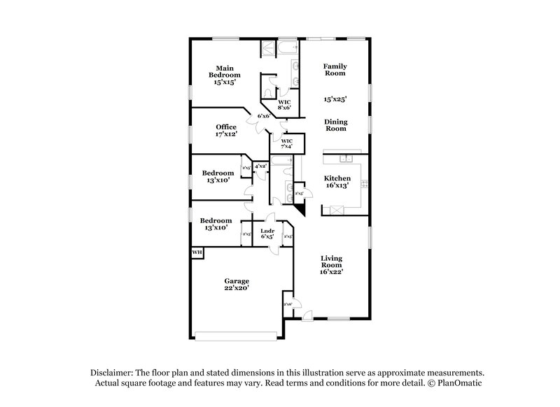2,115/Mo, 7210 W St Charles Ave Laveen, AZ 85339 Floor Plan View