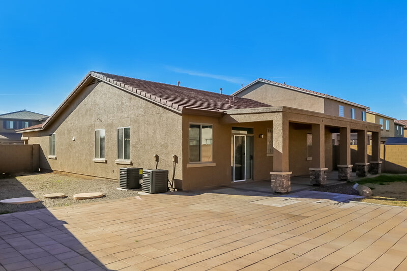 2,115/Mo, 7210 W St Charles Ave Laveen, AZ 85339 Rear View