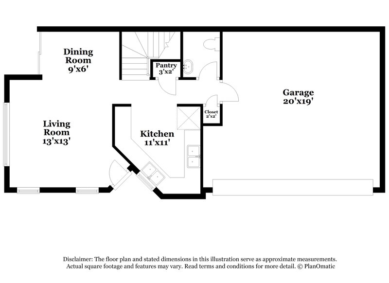 2,170/Mo, 1376 S Boulder St Unit B Gilbert, AZ 85296 Floor Plan View 2