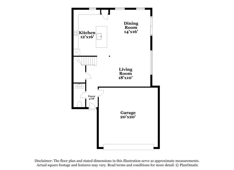 2,660/Mo, 825 S Swallow Ln Gilbert, AZ 85296 Floor Plan View
