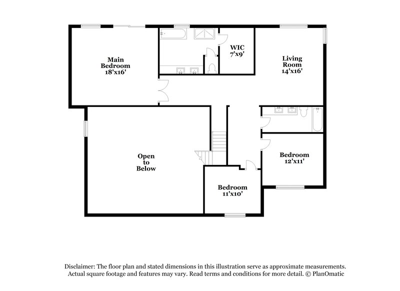 2,740/Mo, 12839 N 57th Ave Glendale, AZ 85304 Floor Plan View 2