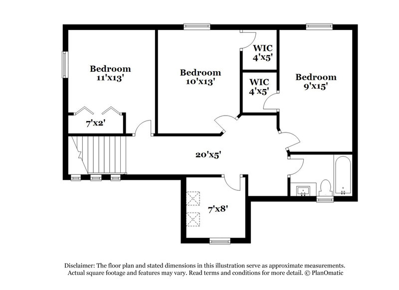 2,250/Mo, 4229 E Milky Way Gilbert, AZ 85295 Floor Plan View 2