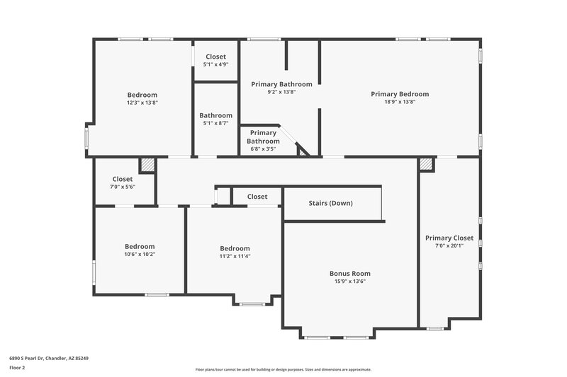 3,135/Mo, 6890 S Pearl Dr Chandler, AZ 85249 Floor Plan View 2