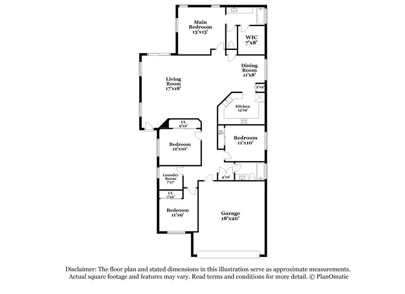 3,110/Mo, 514 W Mountain View Dr Avondale, AZ 85323 Floor Plan View