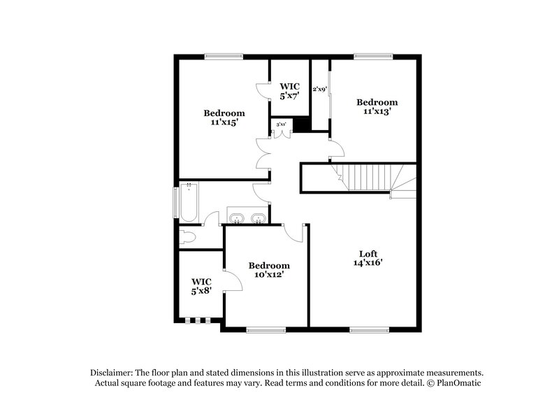 2,460/Mo, 8944 W Grovers Ave Peoria, AZ 85382 Floor Plan View 2