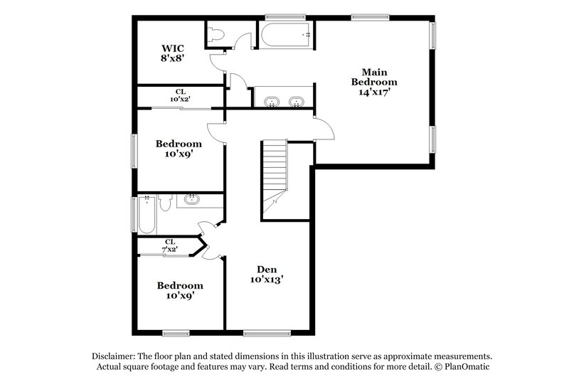 2,005/Mo, 11338 N 154th Ln Surprise, AZ 85379 Floor Plan View 2