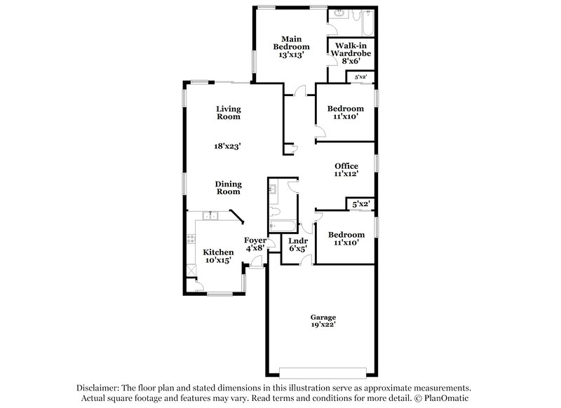 2,125/Mo, 231 S Valle Verde Mesa, AZ 85208 Floorplan View