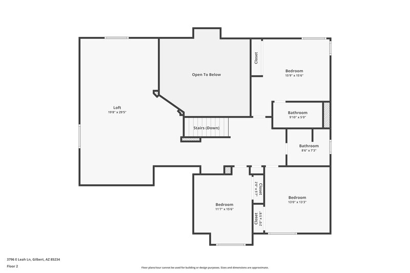 0/Mo, 3796 E Leah Ln Gilbert, AZ 85234 Floor Plan View 2