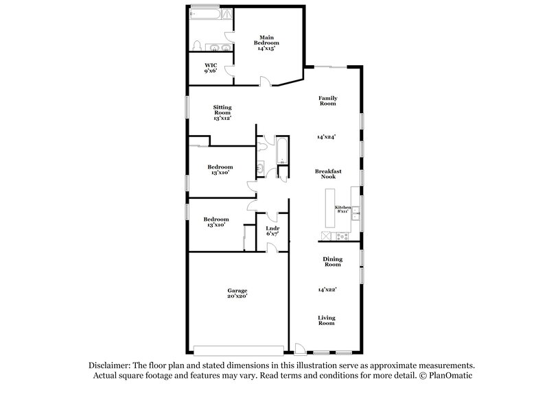 3,030/Mo, 1145 S Pheasant Dr Gilbert, AZ 85296 Floor Plan View