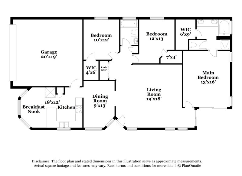 2,410/Mo, 1310 N Blackstone Dr Chandler, AZ 85224 Floor Plan View