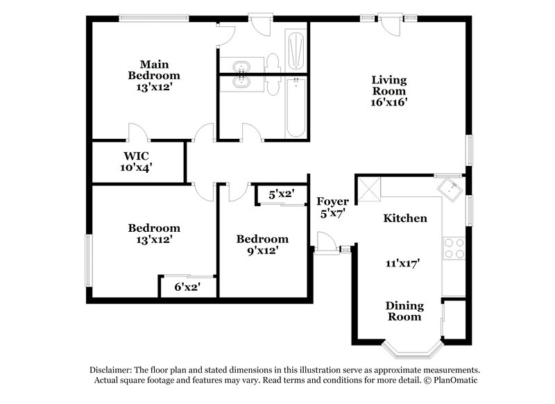 2,195/Mo, 1720 W Chilton St Chandler, AZ 85224 Floor Plan View