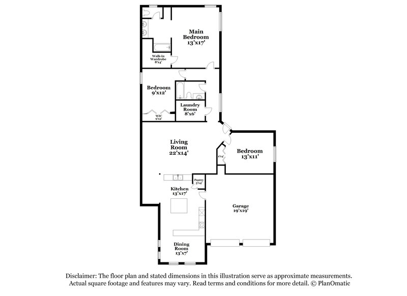 2,450/Mo, 3825 E Frances Ln Gilbert, AZ 85295 Floor Plan View