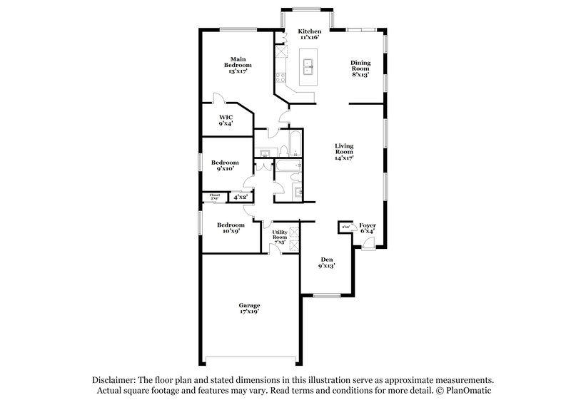 2,170/Mo, 14846 W Hearn Rd Surprise, AZ 85379 Floor Plan View