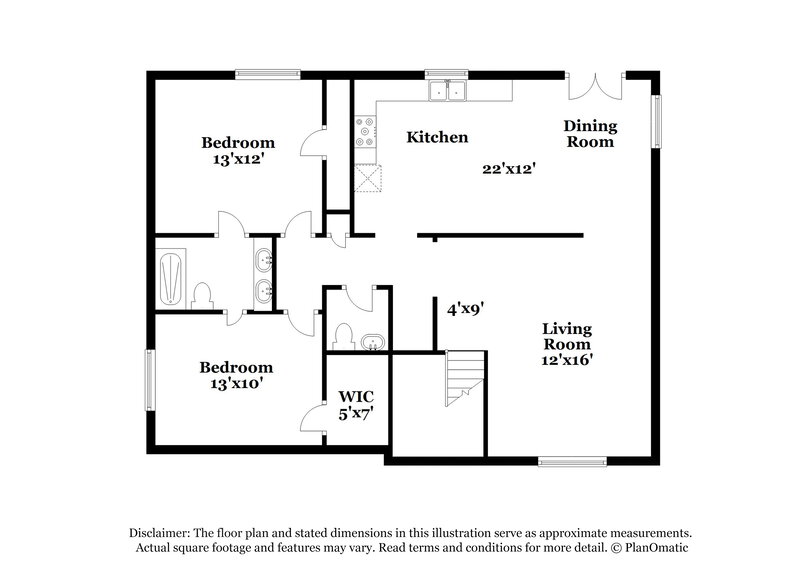 2,950/Mo, 1232 W Riviera Dr Gilbert, AZ 85233 Floor Plan View 3