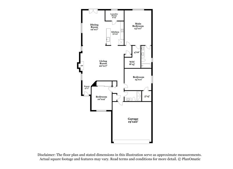 2,060/Mo, 29154 N Gedona Cir San Tan Valley, AZ 85143 Floor Plan View