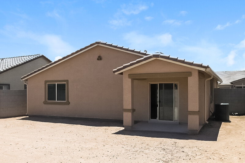 1,720/Mo, 25832 W Samantha Way Buckeye, AZ 85326 Rear View