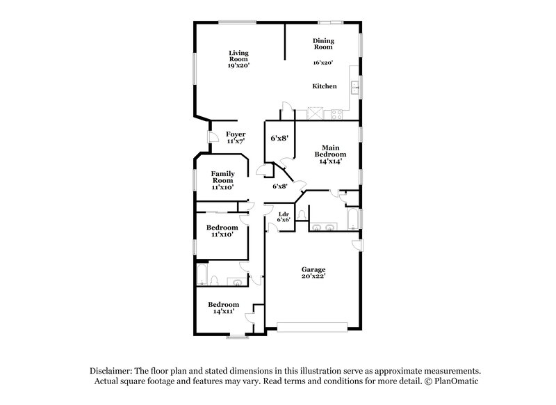 1,915/Mo, 25641 W Nancy Ln Buckeye, AZ 85326 Floor Plan View