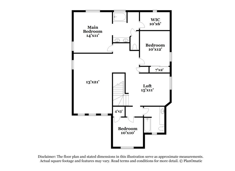2,525/Mo, 7113 W Winslow Ave Phoenix, AZ 85043 Floorplan View 2