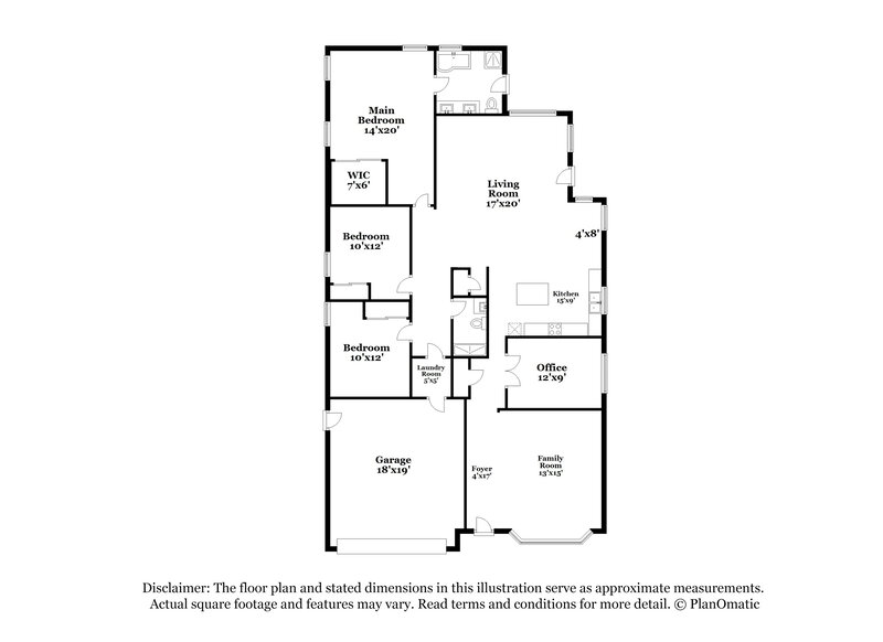 2,495/Mo, 1266 E Sierra Madre Ave Gilbert, AZ 85296 Floor Plan View