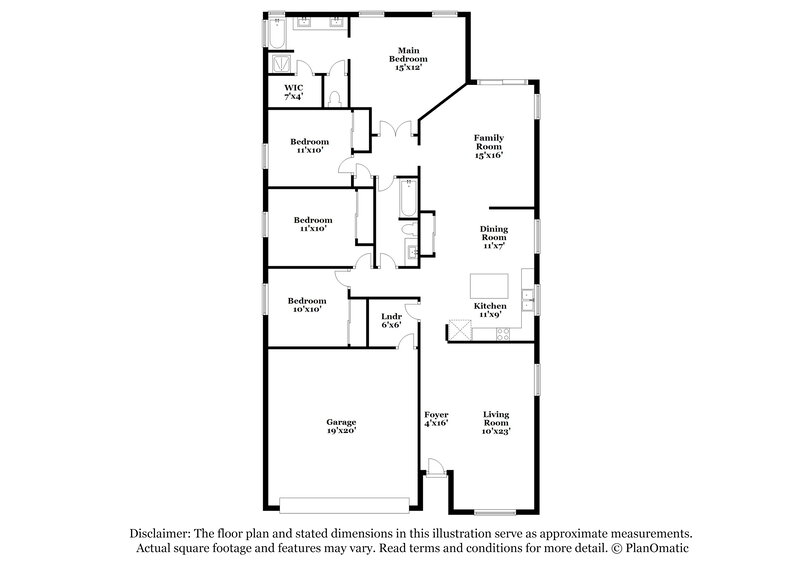 2,690/Mo, 19410 N 7th Dr Phoenix, AZ 85027 Floor Plan View