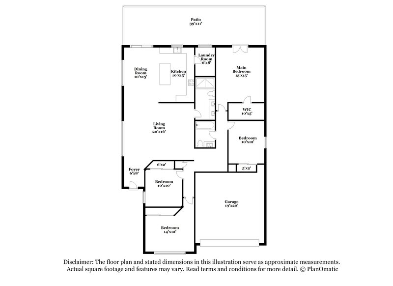 2,310/Mo, 10609 W Angels Ln Peoria, AZ 85383 Floorplan View