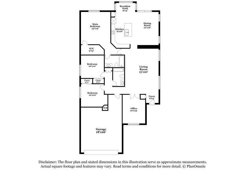 2,130/Mo, 1079 E Yuma Ave Apache Junction, AZ 85119 Floor Plan View