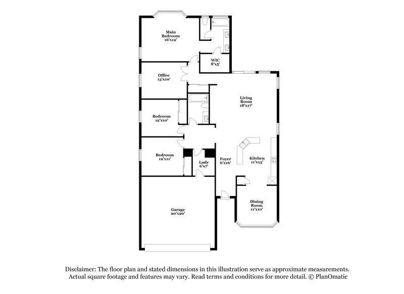 2,190/Mo, 23410 S 221st St Queen Creek, AZ 85142 Floorplan View
