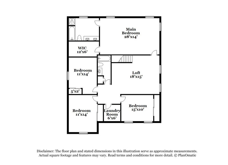 2,220/Mo, 9708 W Cordes Rd Tolleson, AZ 85353 Floor Plan View 2