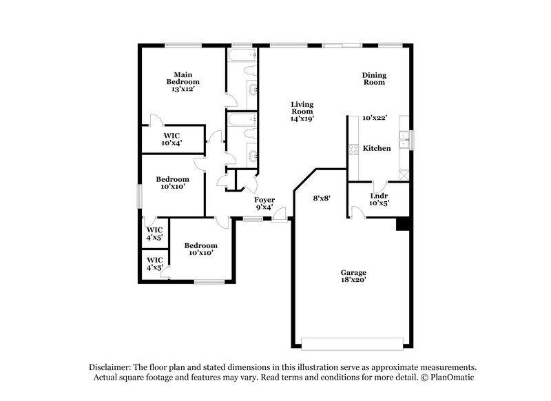 2,645/Mo, 1047 W Vaughn St Tempe, AZ 85283 Floor Plan View