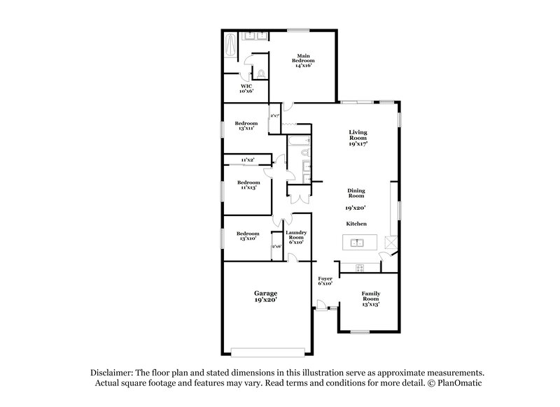 2,265/Mo, 10828 W Swayback Pass Peoria, AZ 85383 Floor Plan View