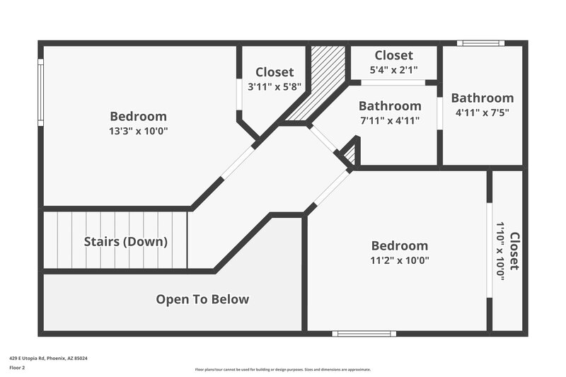 2,315/Mo, 429 E Utopia Rd Phoenix, AZ 85024 Floor Plan View 2