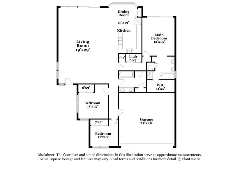 3,000/Mo, 1380 E Sheffield Ave Gilbert, AZ 85296 Floor Plan View