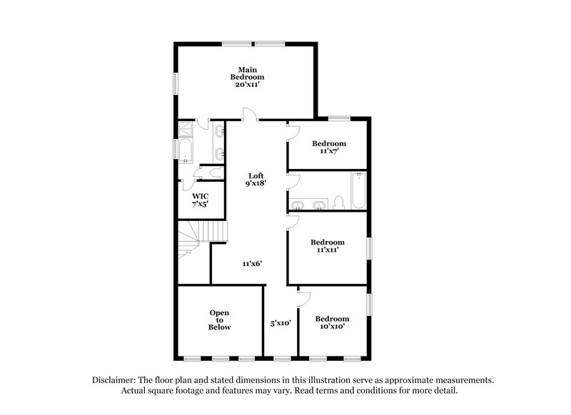 2,725/Mo, 3761 W Medinah Way Anthem, AZ 85086 Floor Plan View 2