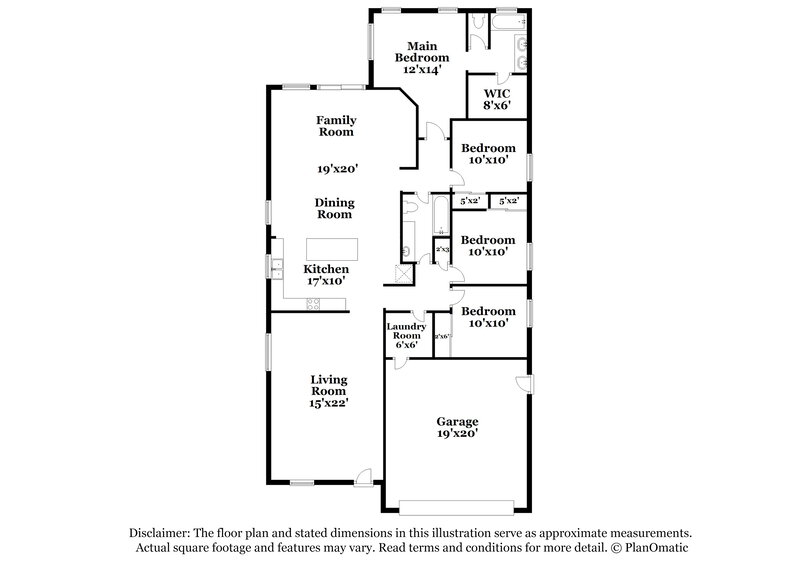 2,415/Mo, 38502 N Pagoda Ct Phoenix, AZ 85086 Floorplan View