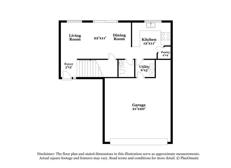 2,020/Mo, 13013 N 127th Ln El Mirage, AZ 85335 Floor Plan View