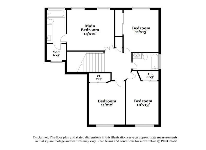 2,020/Mo, 13013 N 127th Ln El Mirage, AZ 85335 Floor Plan View 2