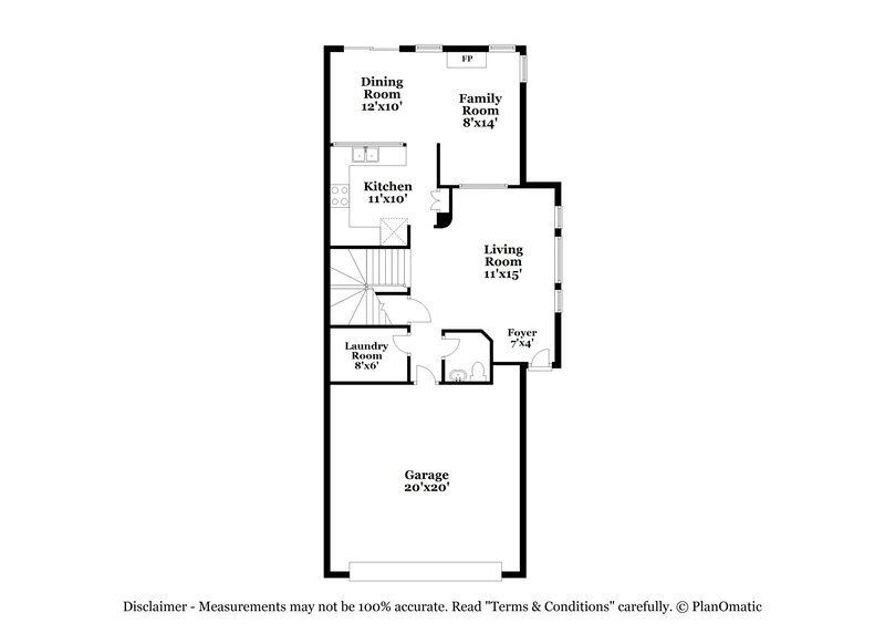 2,270/Mo, 3528 W Chama Rd Glendale, AZ 85310 Floor Plan View