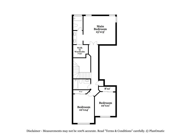 2,270/Mo, 3528 W Chama Rd Glendale, AZ 85310 Floor Plan View 2