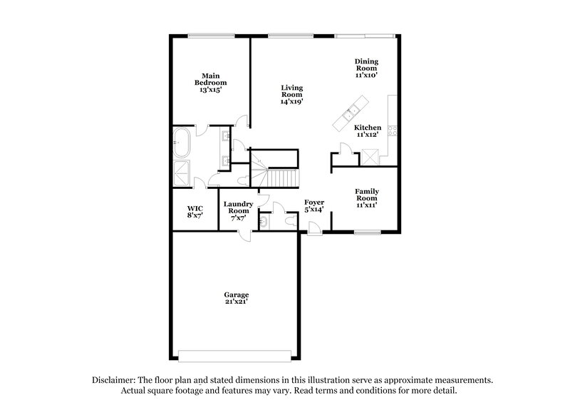 2,660/Mo, 11729 W Grant St Avondale, AZ 85323 Floor Plan View