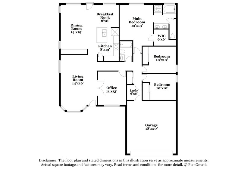 2,375/Mo, 9935 W Potter Dr Peoria, AZ 85382 Floor Plan View