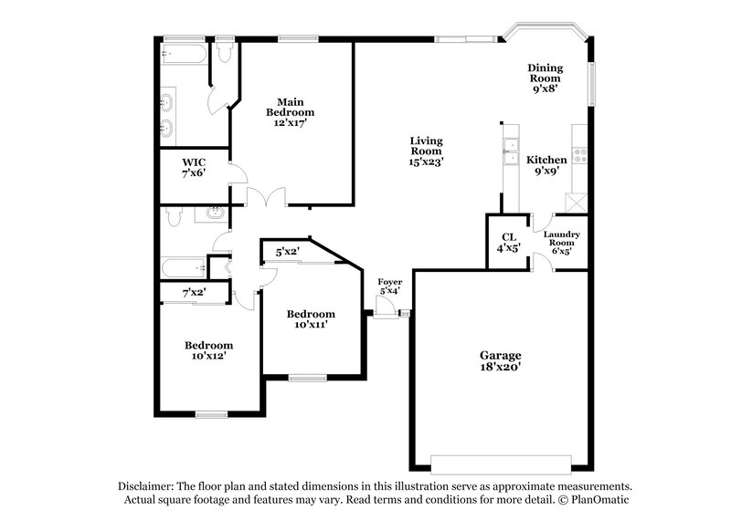 2,300/Mo, 712 E Mariposa Pl Chandler, AZ 85225 Floor Plan View