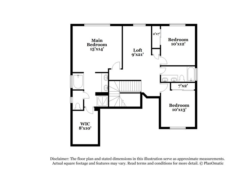 2,810/Mo, 27301 N 86th Ave Peoria, AZ 85383 Floor Plan View