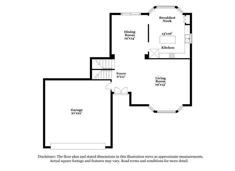 2,300/Mo, 7912 W Colter St Glendale, AZ 85303 Floor Plan View