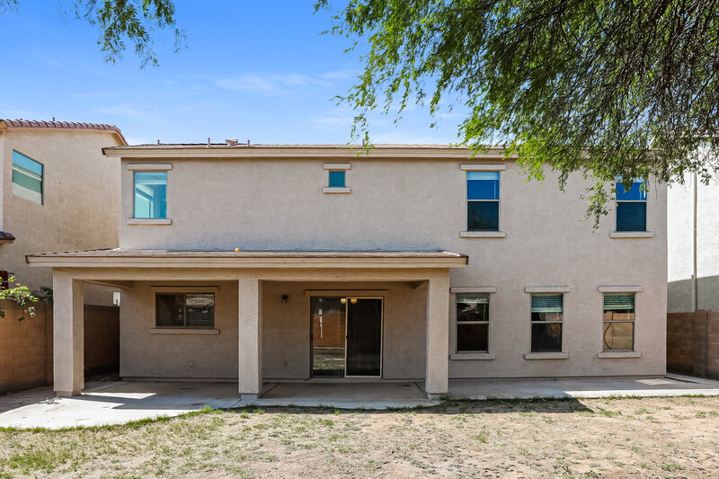 2,490/Mo, 3130 E Cowboy Cove Trl San Tan Valley, AZ 85143 Rear View
