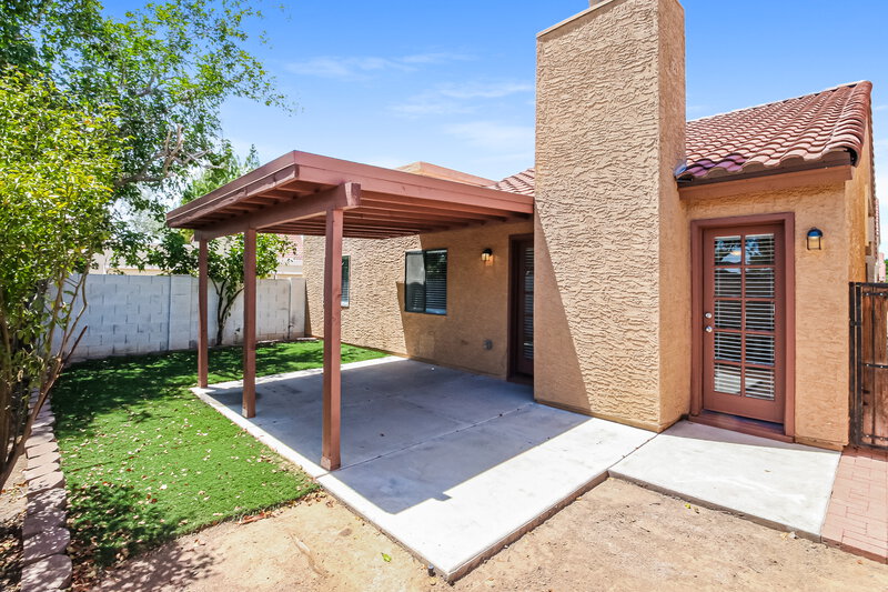2,415/Mo, 2848 E Brown Rd Unit 31 Mesa, AZ 85213 Rear View
