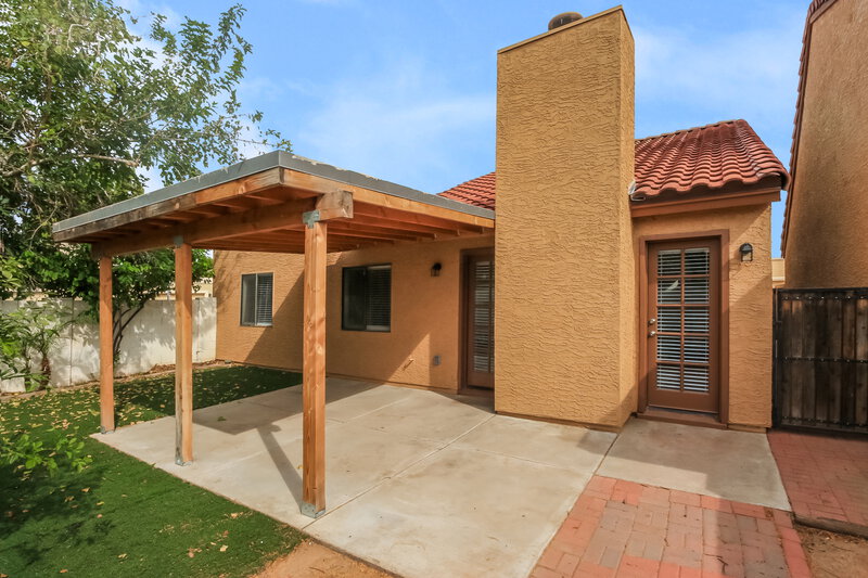2,815/Mo, 2848 E Brown Rd Unit 31 Mesa, AZ 85213 Rear View 2