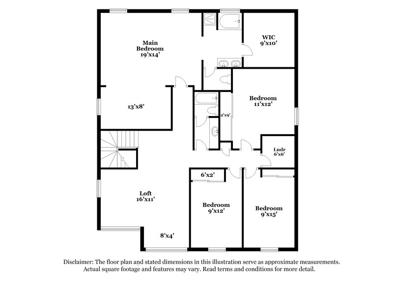 3,040/Mo, 7125 S 68th Gln Laveen, AZ 85339 Floor Plan View 2