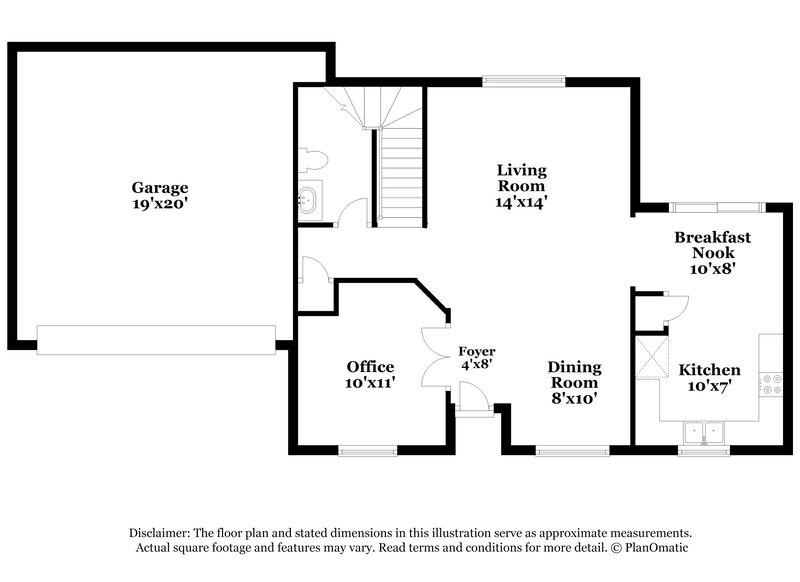 2,250/Mo, 1456 S Boulder St Unit A Gilbert, AZ 85296 Floor Plan View